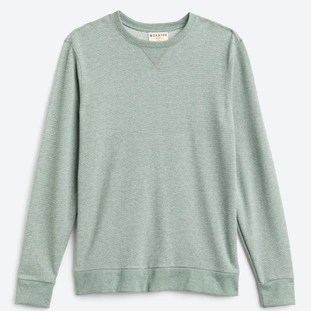 MOHNTON MADE Crew Lightweight French Terry Sweatshirt